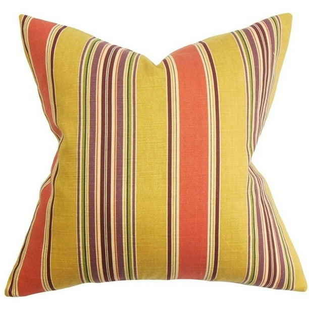 The Pillow Collection Hollis Stripes Throw Pillow Cover The Pillow Collection Hollis Stripes Throw Pillow Cover